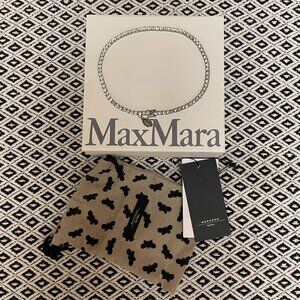 Weekend Max Mara Rhinestone-adorned tennis choker necklace